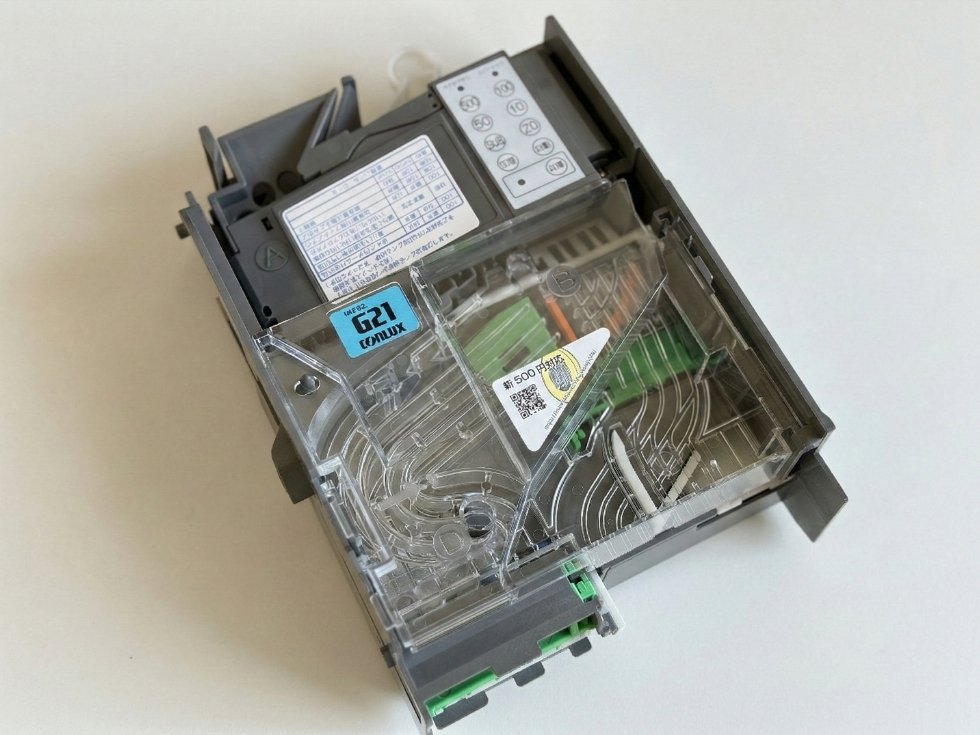 GLORYの券売機で使われてるコインセレクターCLXA-G216